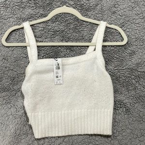 White Cropped Soft Top
